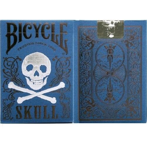 Bicycle Luxury Skull Playing Cards USPCC Halloween Theme Deck Poker Size Magic Card Games Magic Tricks Props for Magician