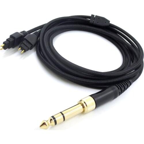 Sound Card Audio- Cables Headphone Replacement Cable for Sennheiser HD580 HD600 HD650 HD660S 3.5mm Jack Headphones