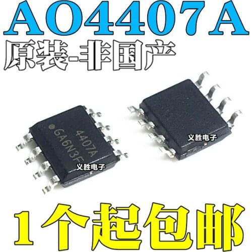 10 pçs/lote AO4407 AO4407A AO4407B SOP-8