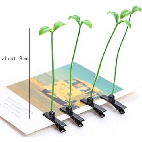 2021 Mini Bean Sprout Hairgrips Kids Sweet Girls Plant Grass Hairpin Printing Hair Clips Claw Kids Hairpins Hair Styling Tool