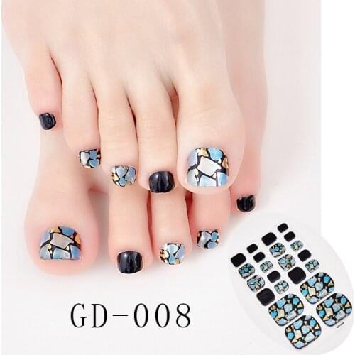 22 Tips/Sheet Loveliness Nail Decoration Self Adhesive Nail Sticker Nail Stickers Designer Nail Stickers Adhesive Designed