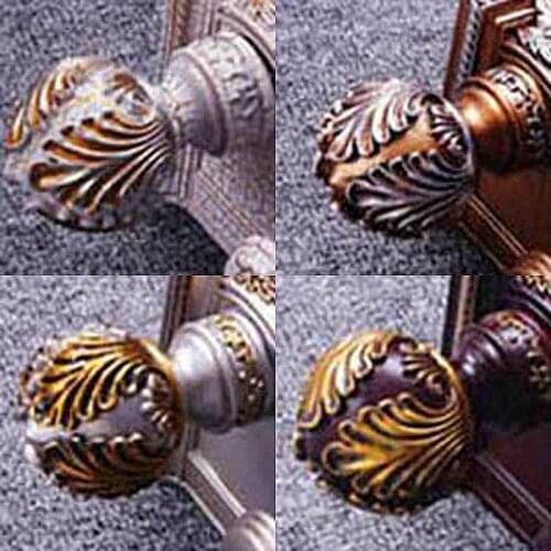 35 mm tip end Curtain accessories Artist carve Roman Curtain Hardwave Palace Baroque rod end Single rod bracket head rod tipss
