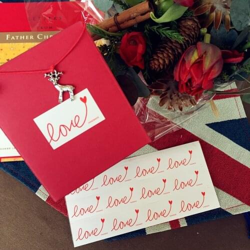 45x27mm VALENTINES DAY gift decoration sealing label sticker, 300 pcs/lot, Item No. FE21