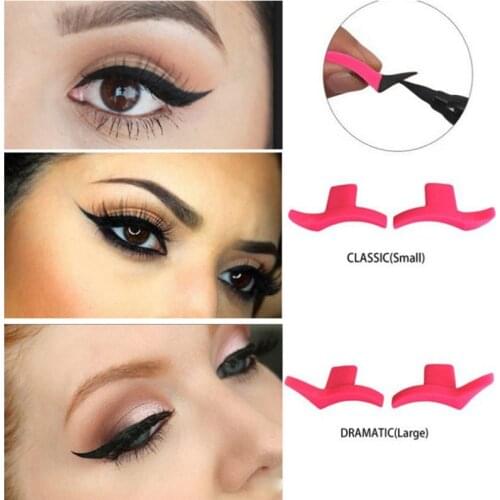 6 in 1 Eyeshadow Stencil Crease Line Kit Professional Lazy Eyeshadows Fixer Eyeshadow Stamp Crease Line Kit Easy to Use