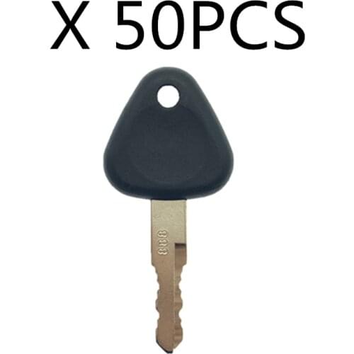 50 Pcs 888 Key For SDLG Heavy Equipment Ignition Keys Backhoe Excavator Loader Free Shipping