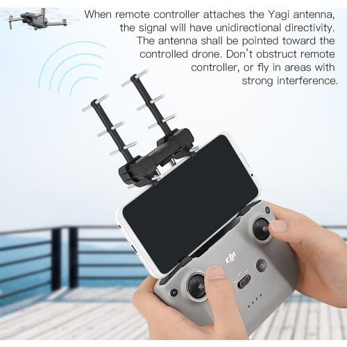 Mavic Air 2/Air 2S Yagi Antenna Range Extender Remote Controller Antenna Amplifier Signal Booster For Mavic Air 2/Air 2S Drone A
