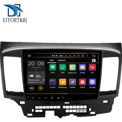 10.1'' IPS HD Android 8.0 Octa Core 4GB RAM Car GPS Navigation For Mitsubishi Lancer 2007-2016 Bluetooth Wifi Radio Video Player