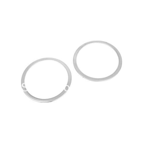 Car Styling Chrome Door Panel Speaker Surround Trim For Mazda 3 / Axela 2003-2008