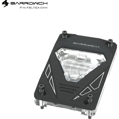 Barrowch CPU Water Cooling Block M Series for AMD Ryzen AM4 AM3 Future Mechanical Style CPU Liquid Cooling Cooler, FBLTGA-04N