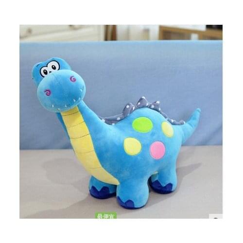 Big lovely plush dinosaur toy cartoon spots blue dinosaurs doll gift about 70cm 0310