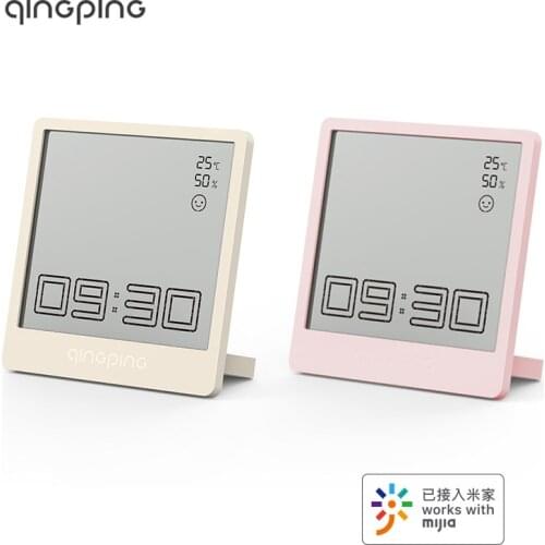 QINGPING Cleargrass Bluetooth-compatible Alarm Clock Timer Temperature Humidity Sensor Multifunctional Clock Connect For Mijia