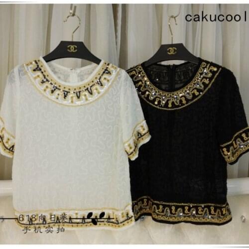 Cakucool Women's Shirts With Embroidery