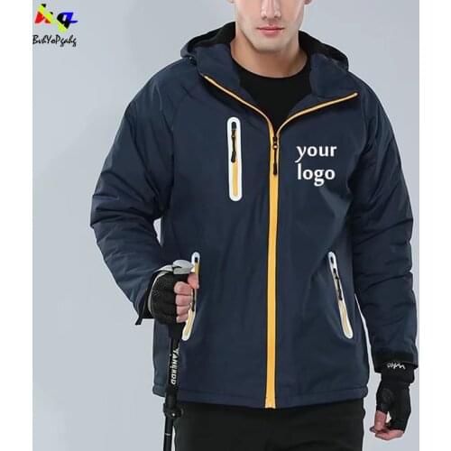 Custom Outdoor Clothing Printing Your Companys Logo Groups Brand Or Photo Men Women Hoodies Waterproof Jackets Outerwear