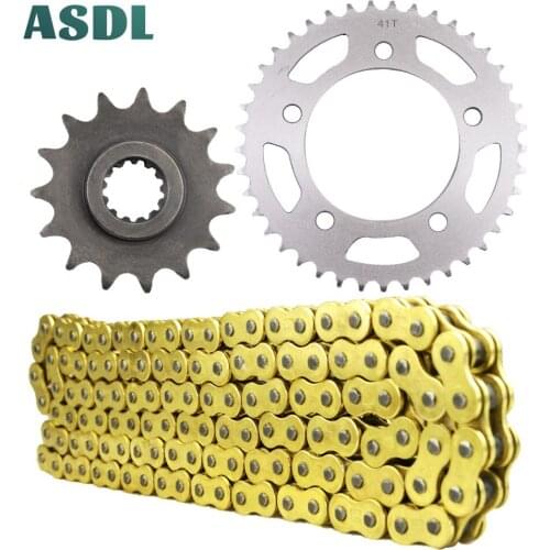 520 15T 41T Motorcycle Transmission Chain and front rear sprocket set for HONDA NC700 NC 700 15 41 Teeth 2012 2013 2014 2015