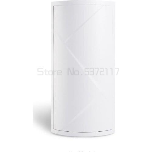 Creative bathroom corner shelf kitchen bathroom rotating receiving rack washing table triangular finishing rack shelf organizer
