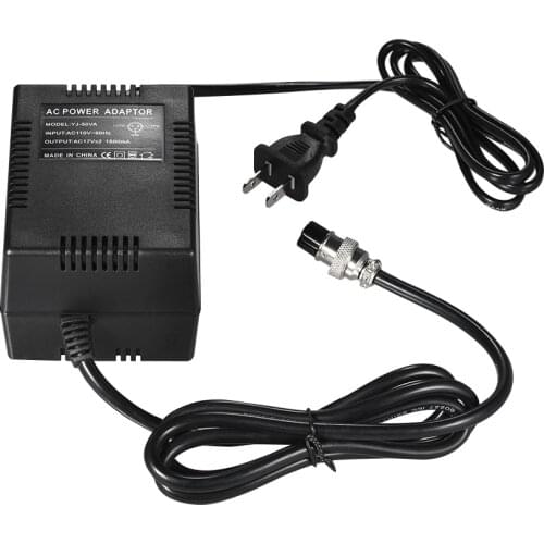 High-power Mixing Console Mixer Power Supply AC Adapter 17V 1500mA 50W 3-Pin Connector for 10-Channel or above Mixing Consoles