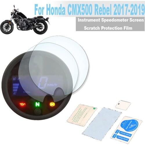 For Honda CM500 CMX500 Rebel 2017- 2019 Motorcycle Cluster Scratch Protection Film Meter Instrument Speedometer Screen Sticker