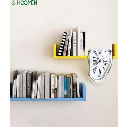 Creative New Melting Clock Surrealist Salvador Dali Style Clocks Surreal Distorted Wall Clock Home Decoration