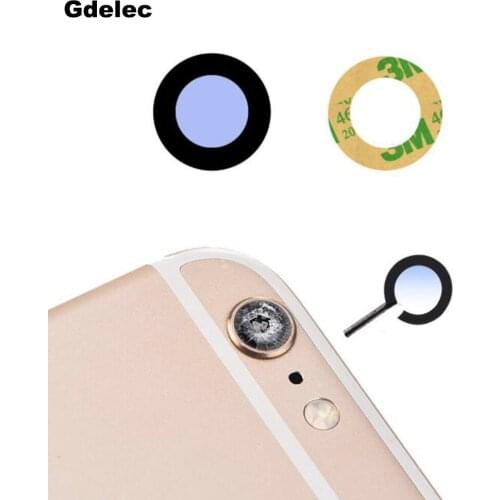 3pcs Original back Camera Lens with Tape Replacement for iPhone X XS Max XR 8 7 6s 6 plus Sapphire Crystal Camera Lens