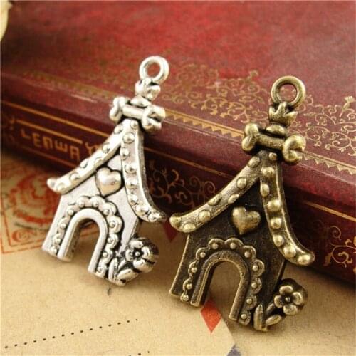 RONGQING 50pcs/pack Pet dog DIY Kennel charm for making jewelry accessories 2019