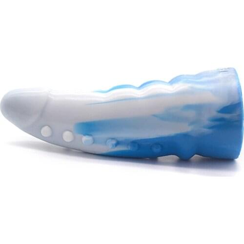 Silicone Dildos Huge 21.7*7.9 cm Soft Realistic Animal Penis Anal Climax Dot Massager Sex Toy For Women Lesbian Sex Products