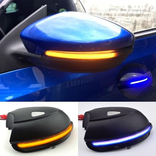 LED Dynamic Turn Signal Light Flowing Water Blinker Flashing Light For Volkswagen VW Passat B7 CC Scirocco EOS Beetle 2011 2014