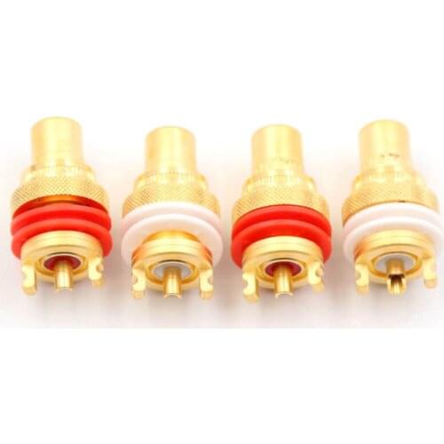 High performance sockets, gold plate RCA female connector chassis sockets ,RCA Socket
