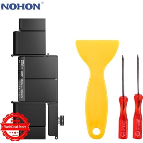 NOHON Laptop Battery A1493 For MacBook Pro Retina 13" A1502 2013 2014 ME864 ME865 11.34V 6400mAh Lithium Polymer Battery + Tools