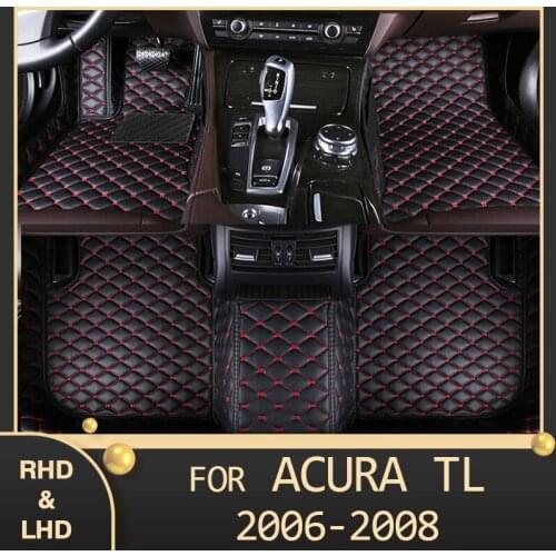 MIDOON Car floor mats for Acura TL 2006 2007 2008 Custom auto foot Pads automobile carpet cover