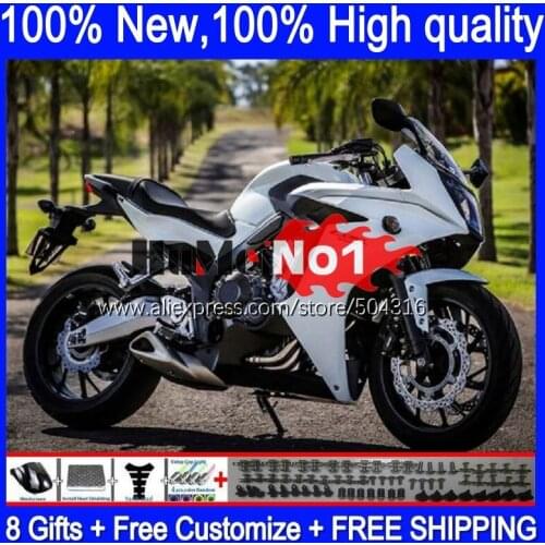 CBR650F For HONDA CBR650 CBR 650 F 109MC.10 white glossy CBR 650F 2011 2012 2013 2014 2015 2016 CBR-650F 11 12 13 14 15 Fairing
