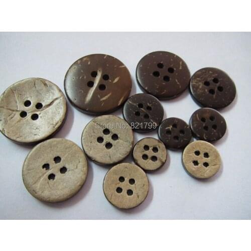11.43mm wood button for baby button shirt button natual 4 holes for sweater button