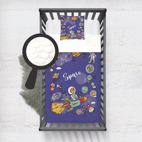 Kids Minky Blanket Super Soft and Warm Blankets Children for Couch and Bed Space Sun Rocket Size Planet Astronaut Model 115