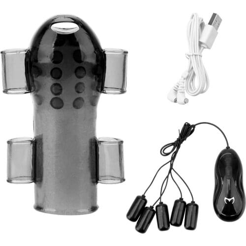Delay Lasting Trainer Glans Vibrator For Man Adult Sex Toy With 2 Caps 12 Speed Male Masturbator For Men Penis Massager
