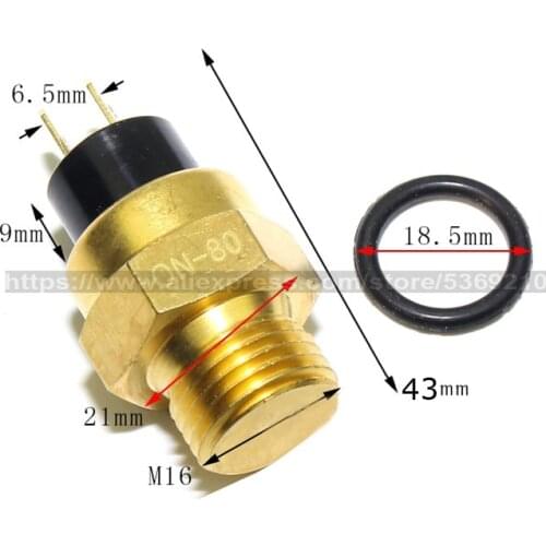 CF500cc X5 0010-135000 CF188 Engine Water Temperature Sensor 80 Degree M16 Temperature ATV UTV GO KART CFMOTO SWCGQ-C-CF500