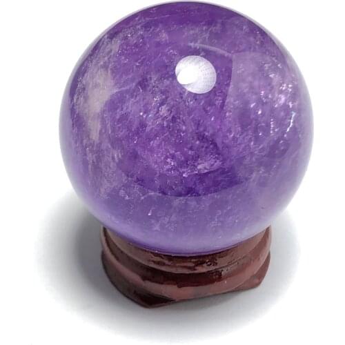 Beautiful amethyst crystal sphere christmas gift natural purple amethyst ball for healing crystal meditation