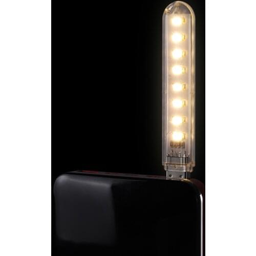 Mini Portable USB LED Book Light DC5V Ultra Bright Reading Book Lamp 3leds 8leds SMD 5630 5730 Lights For PC Laptop Notebook