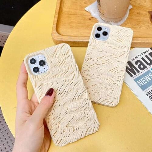 Funny Ramen Noodles Phone Case for iPhone 11 Pro Max X XR XS 8 7 6 Plus SE 2020 Soft Silicone Cover Anti-knock