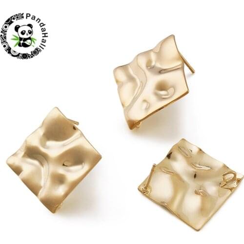 Женские золотые серьги Pandahall China At AliExpress