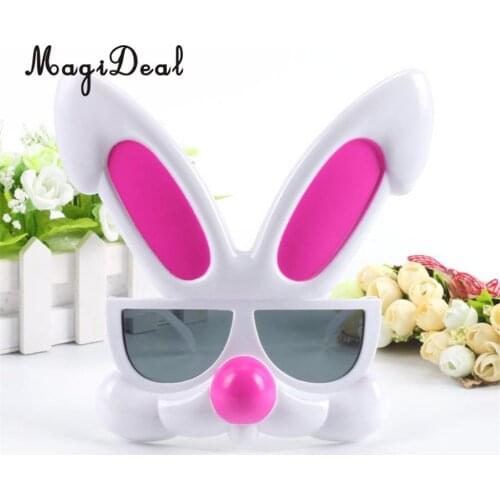 Lovely Pink Rabbit Plastic Glasses Eyeglasses Eye Mask Funny Party Fancy Dress Novelty Gift