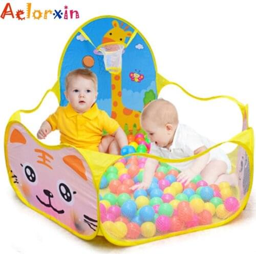 Portable Foldable Baby Playpen Children Outdoor Indoor Ball Pool Play Kids Safe Foldable Playpens Game Pool Of Balls For Kids