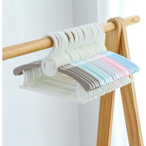 1PC Childrens Telescopic Adjustable Hanger Baby Clothes Hanger Plastic Children Clothes Hang Clothes,28*17.5cm