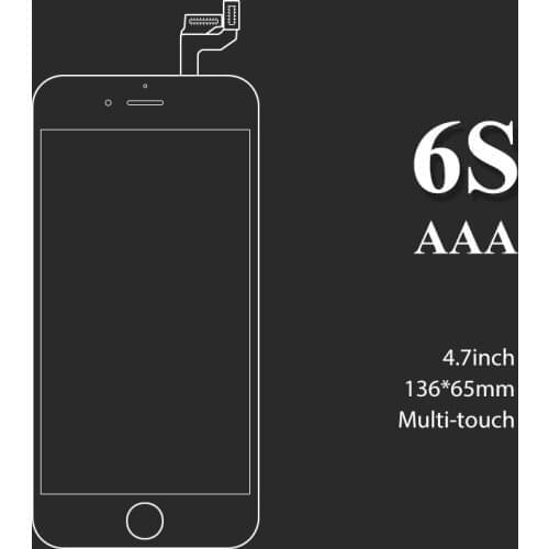 10pcs NO.1 For iPhone 6s LCD Screen For AAA Quality Touch Digitizer LCD Display Assembly for mobile phone Screen replacement