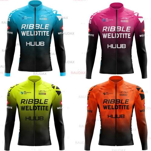 2021 HUUB Men Summer Long Sleeves Cycling Jerseys Breathable MTB Racing Bike Uniform Spring Ropa Ciclismo Bicycle Bike Jacket
