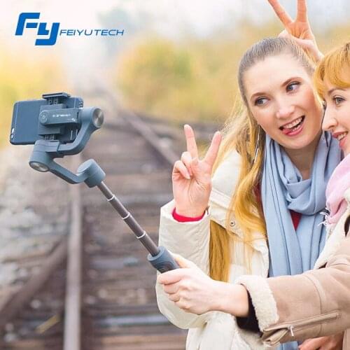 Feiyu Tech Vimble 2 3-Axis Brushless Handheld Steady Gimbal Extension Rod for Smart Phone iPhone Gopro sjcam PK Smooth Q