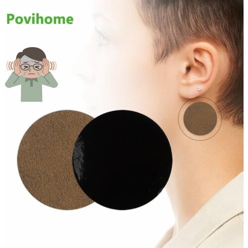 6Pcs/bag Tinnitus Treatment Patch Ear Pain Relief Hearing Loss Stickers Herbal Extract Medical Plaster Improve listening Patch