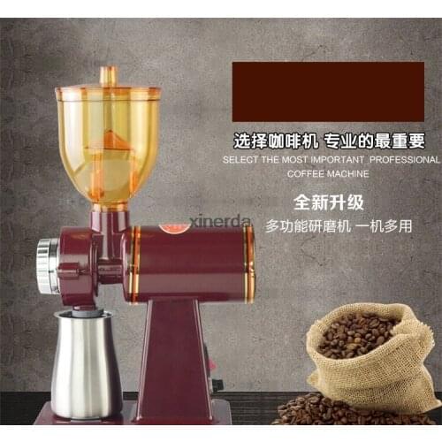 600N Electric Quality Coffee Grinding Machine 200W Commercial Coffee Mill Bean Machine Household Coffee Grinding Bean 110V/220V