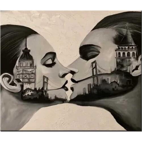 Diamond embroidery black white gay Bridge scenery Pictures 5d diy diamond painting square mosaic cross stitch for home art