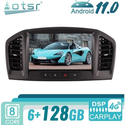 For Buick Regal 2012 - 2015 Android 11 Car Radio GPS Navigation Multimedia Player Stereo 2 Din Autoradio Head Unit Screen