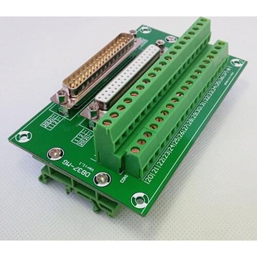 D-SUB DB37High Quality Male / Female Header Breakout Board, Terminal Block, Connector