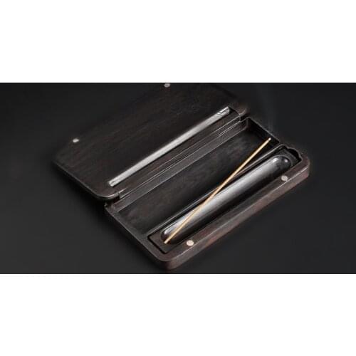 PINNY Wooden Incense Burner Portable Dedicated Stick Incense Holder Sandalwood Buddhist Aroma Furnace Censer Wood Burner Furnace